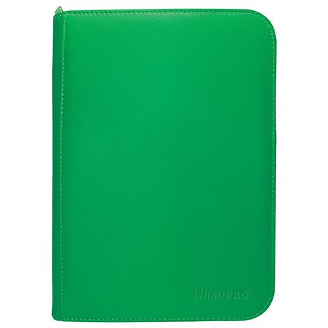 VIVID - ZIPPERED PRO-BINDER 4 CASES - GREEN