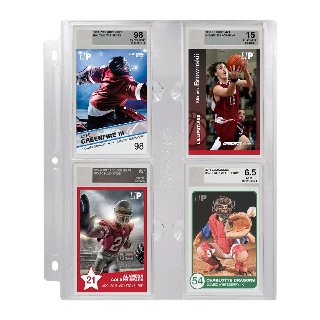 ULTRA PRO - PAGE FOR GRADED BECKETT SLABS 1CT