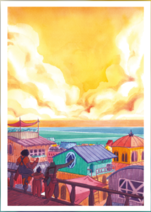Visuel AFFICHE LUXE 28E RDVBD ANA ET L'ENTREMONDE (50X70CM)