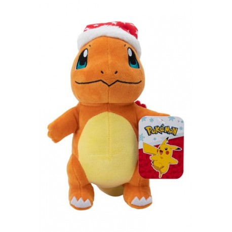PELUCHE POKEMON SALAMECHE BONNET DE NOEL 20CM