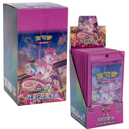 POKEMON JCC - DISPLAY DE 24 BOOSTERS NINE COLORS GATHERING SOURCE CN