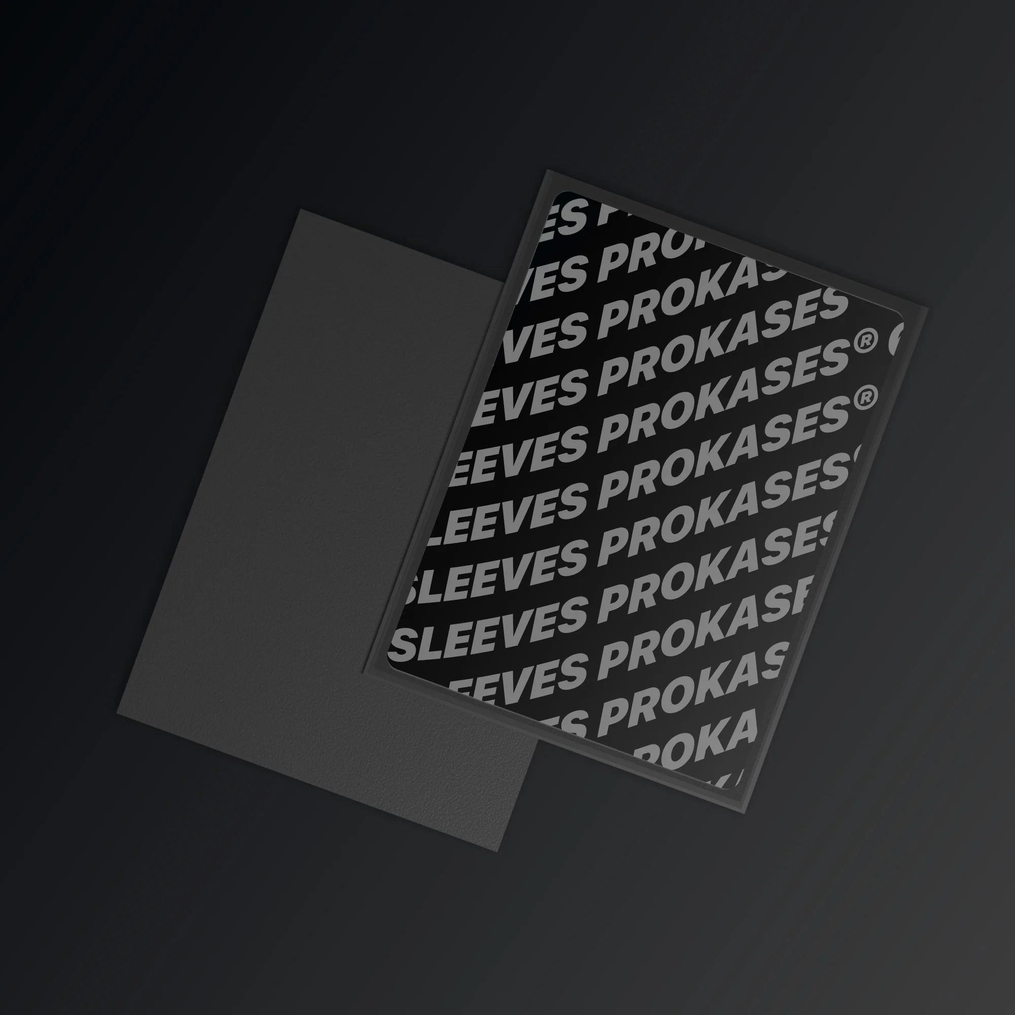 SLEEVES MAT DOS TEXTUR&Eacute; &ndash; 66X91 MM &ndash; COULEUR NOIR &ndash; PACK DE 100