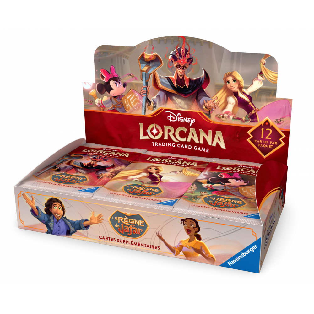 DISNEY TCG LORCANA SET8 - CASE DE 4 DISPLAY - LE REGNE DE JAFAR - FR