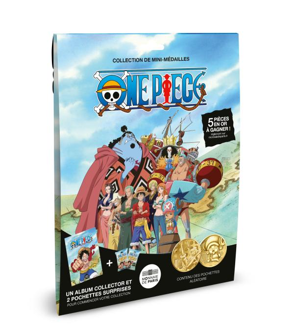 ONE PIECE ALBUM DE MINI-MEDAILLES & 2 BOOSTERS