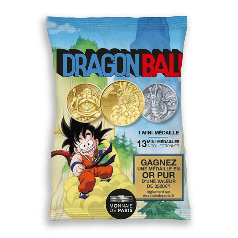 DRAGON BALL - MONNAIE DE PARIS - BOOSTER UNITAIRE DE MEDAILLE