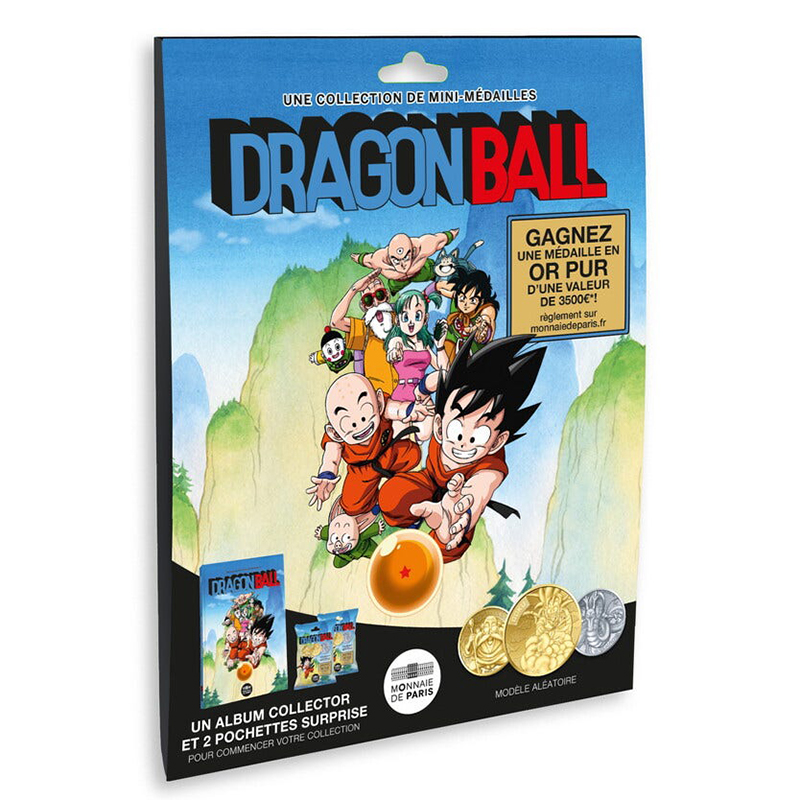DRAGON BALL - MONNAIE DE PARIS - ALBUM COLLECTOR STARTER KIT DE MEDAILLE