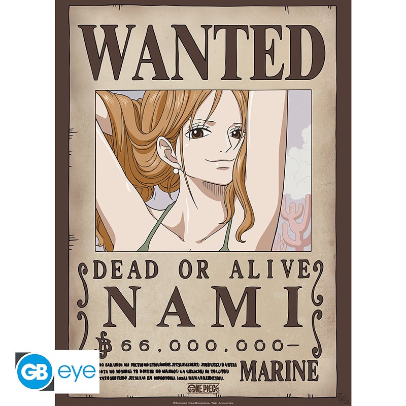 ONE PIECE - POSTER CHIBI 52X38 - WANTED NAMI