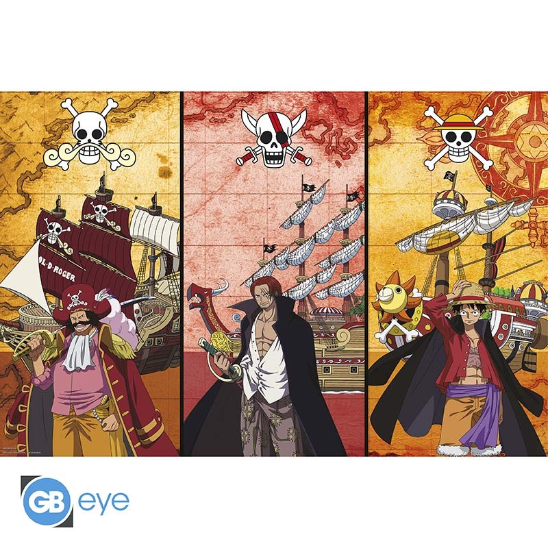 ONE PIECE - POSTER MAXI 91,5X61 - CAPITAINES & BATEAUX