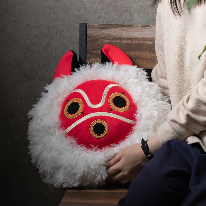 GHIBLI - COUSSIN NAKAYOSHI MASQUE DE SAN - PRINCESSE MONONOKE