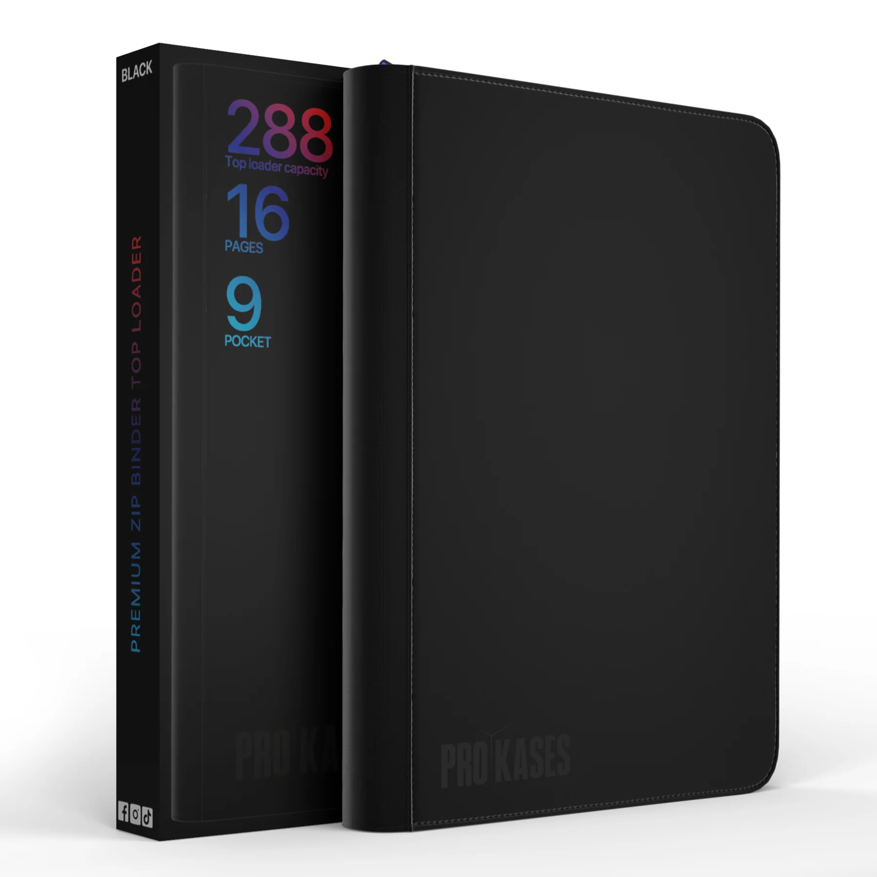 MAXI ZIP BINDER 288 CLASSEUR POUR TOPLOADERS