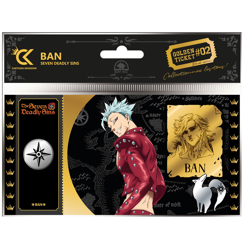 SEVEN DEADLY SINS BLACK TICKET BAN