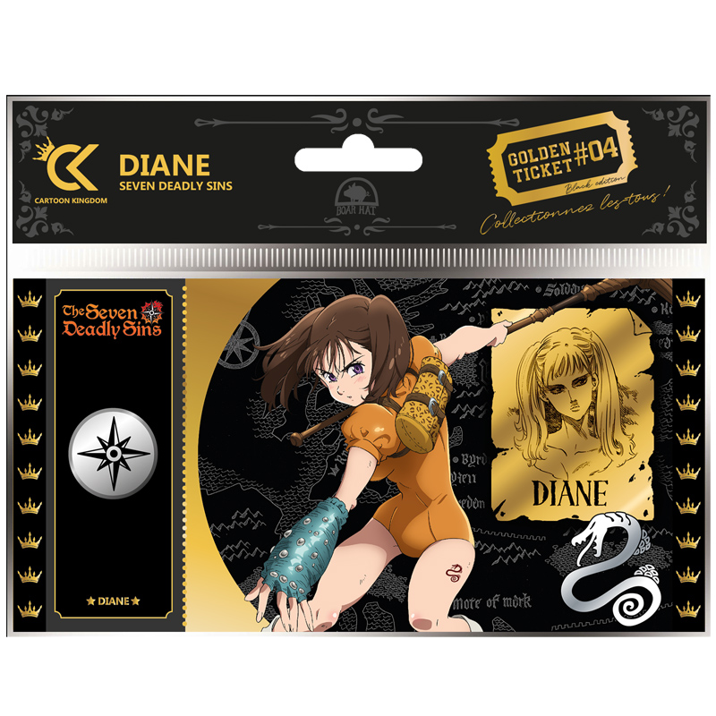 SEVEN DEADLY SINS BLACK TICKET DIANE