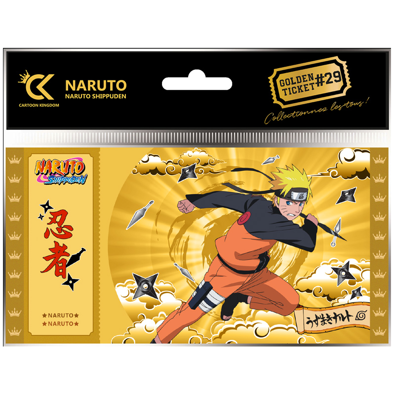 NARUTO SHIPUDDEN GOLDEN TICKET NARUTO V2