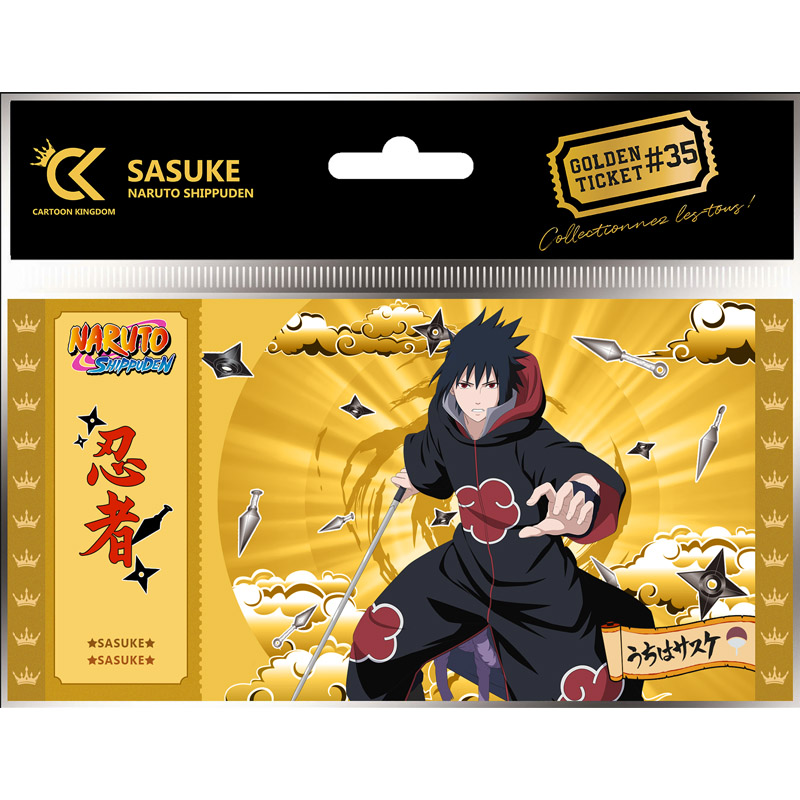 NARUTO SHIPPUDEN GOLDEN TICKET - SASUKE N°35