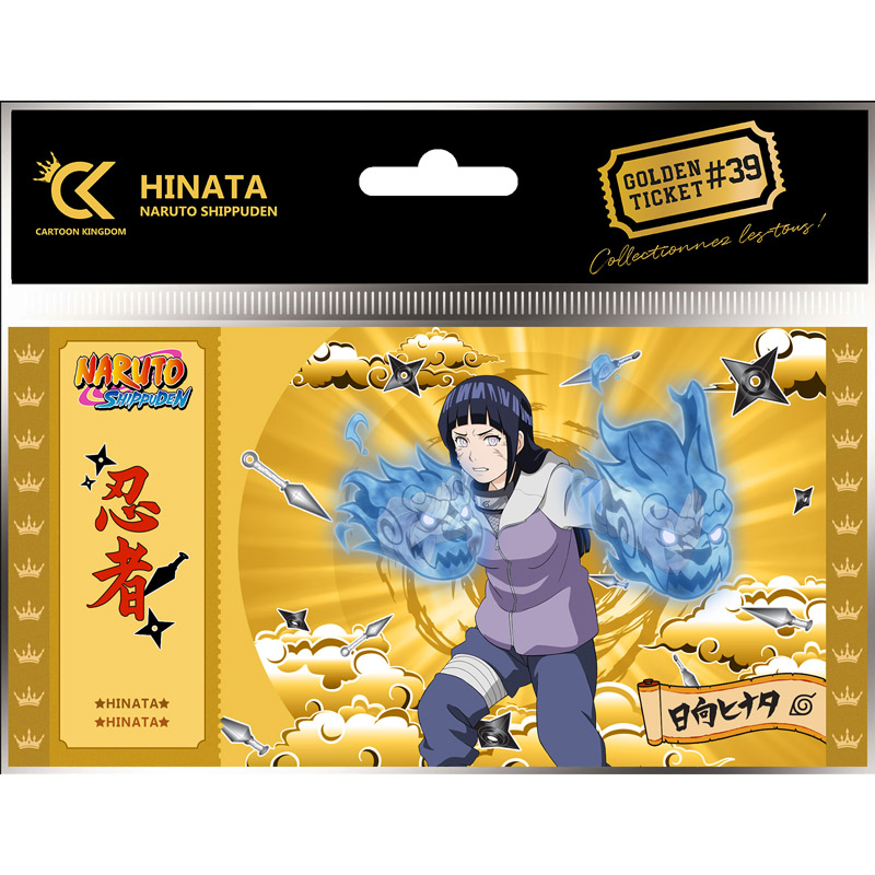 NARUTO SHIPPUDEN GOLDEN TICKET - HINATA N°39