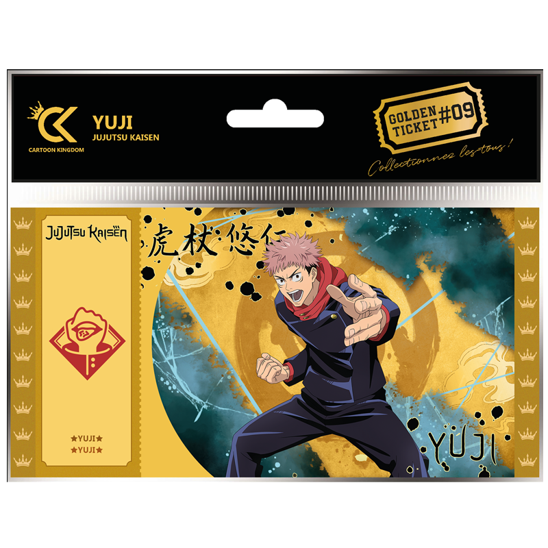 JUJUTSU KAISEN GOLDEN TICKET V2 YUJI