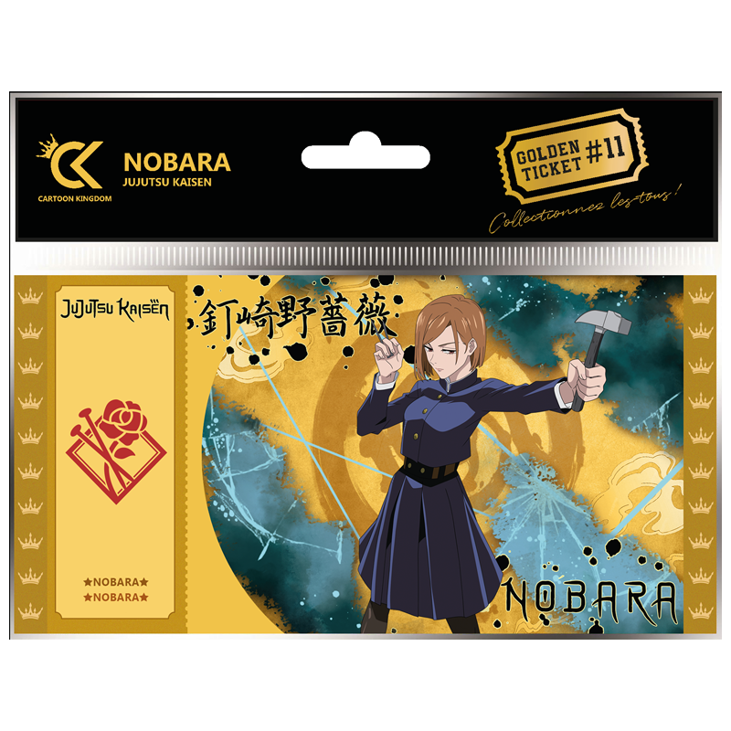 JUJUTSU KAISEN GOLDEN TICKET V2 NOBARA