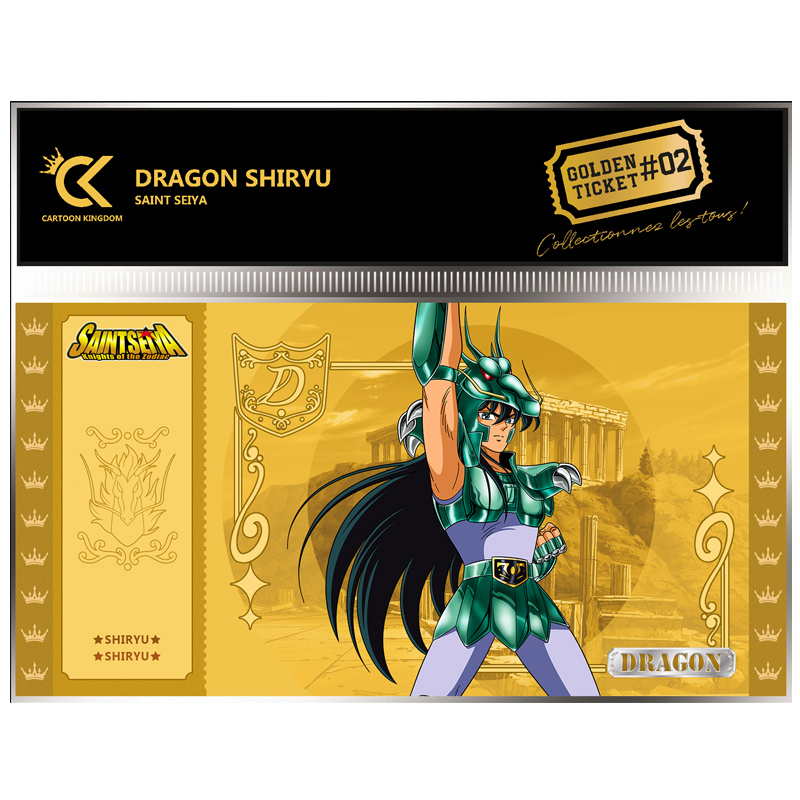 SAINT SEIYA GOLDEN TICKET - DRAGON SHIRYU