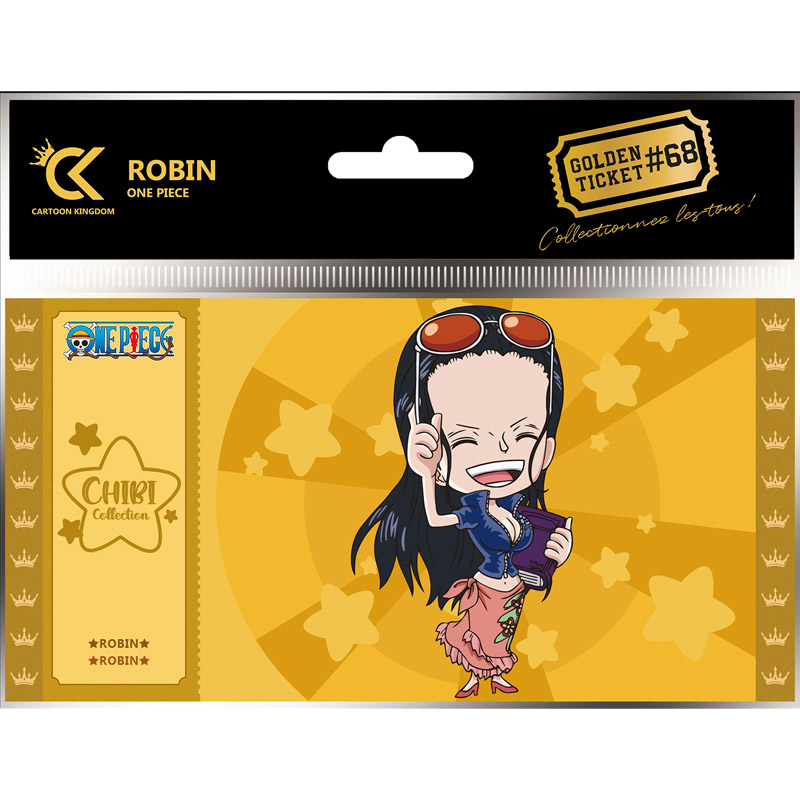 ONE PIECE GOLDEN TICKET CHIBI ROBIN
