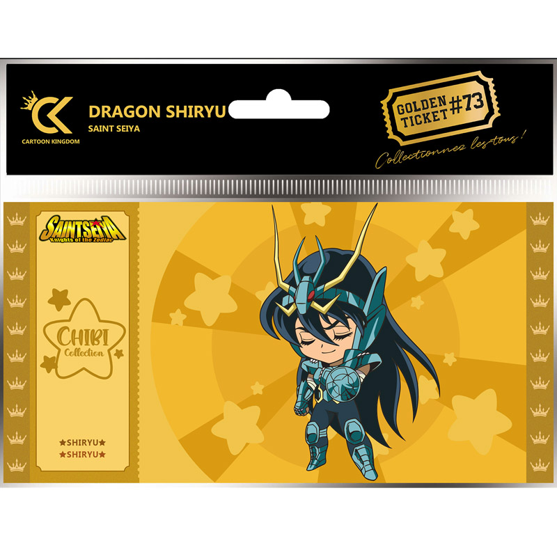SAINT SEIYA GOLDEN TICKET CHIBI SHIRYU