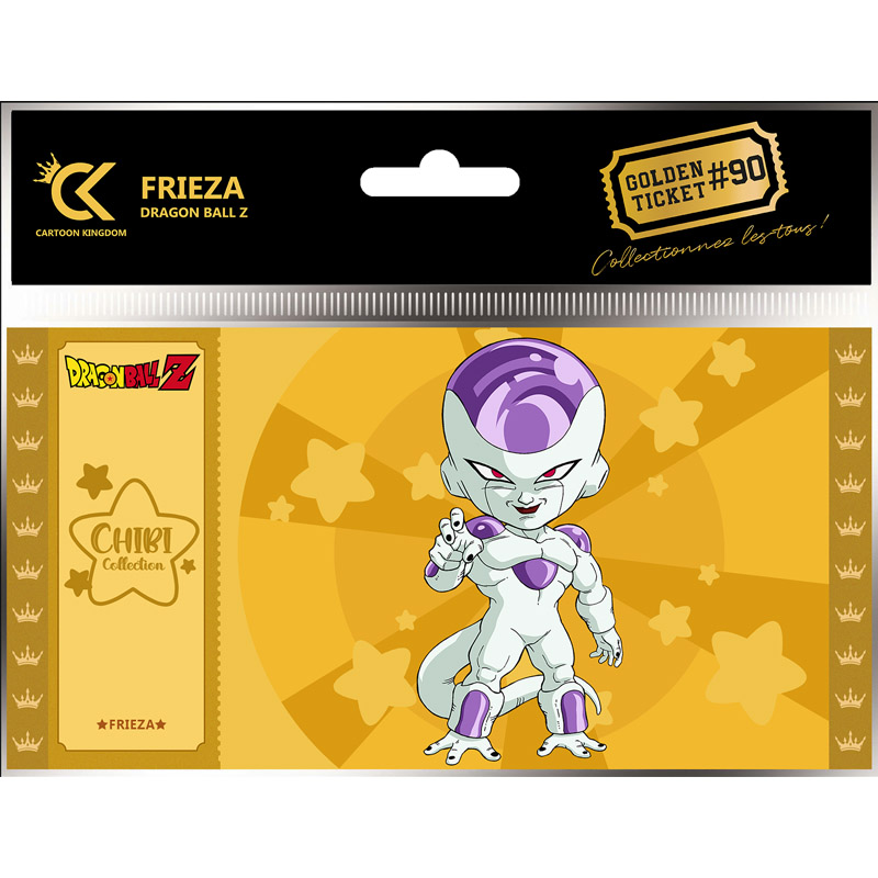 DBZ DRAGON BALL Z GOLDEN TICKET CHIBI FRIEZA
