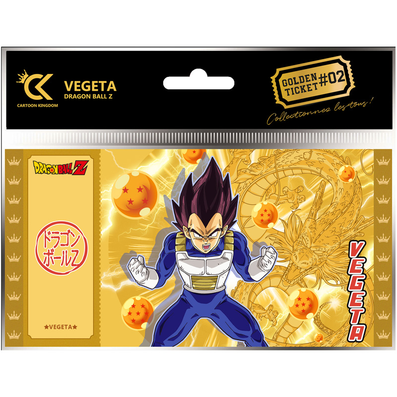 DRAGON BALL Z GOLDEN TICKET - VEGETA