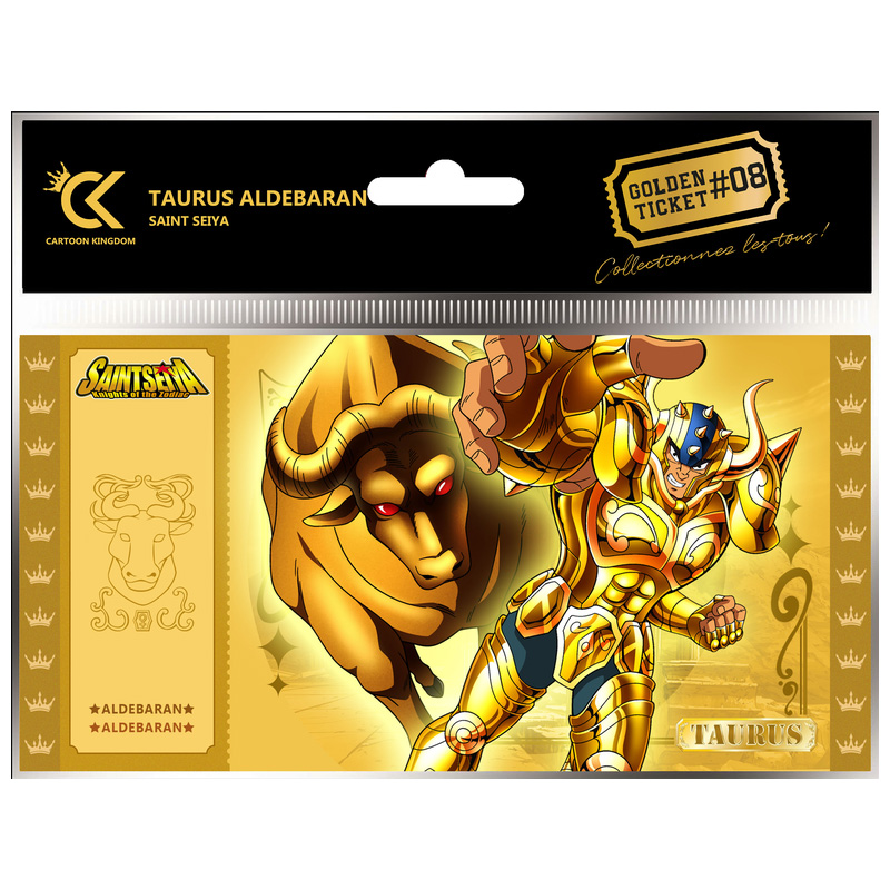 GOLDEN TICKET SAINT SEIYA - TAURUS ALDEBARAN
