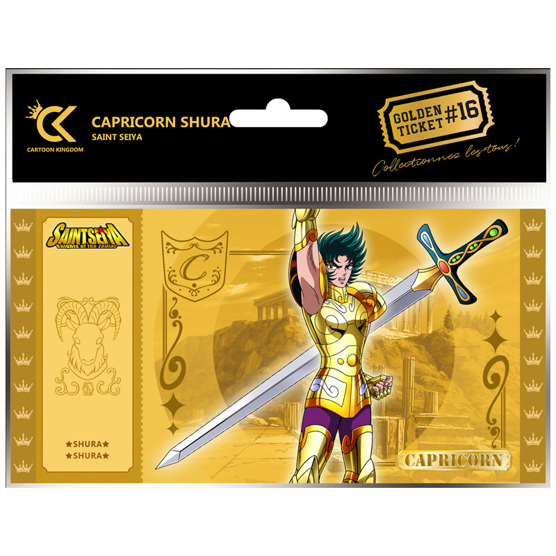 GOLDEN TICKET SAINT SEIYA - CAPRICORN SHURA