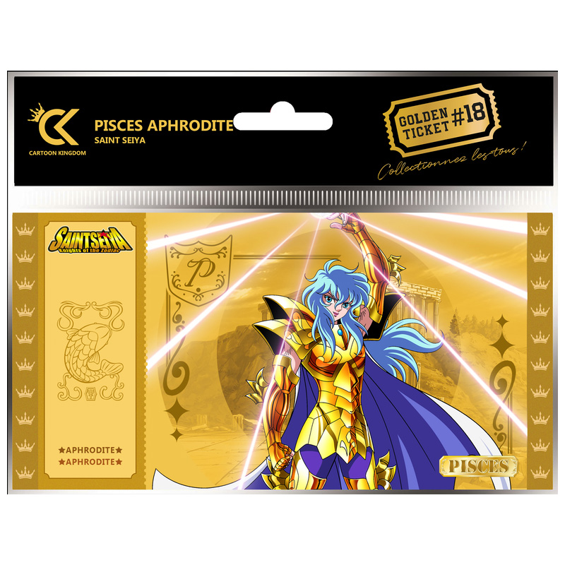 GOLDEN TICKET SAINT SEIYA - PISCES APHRODITE