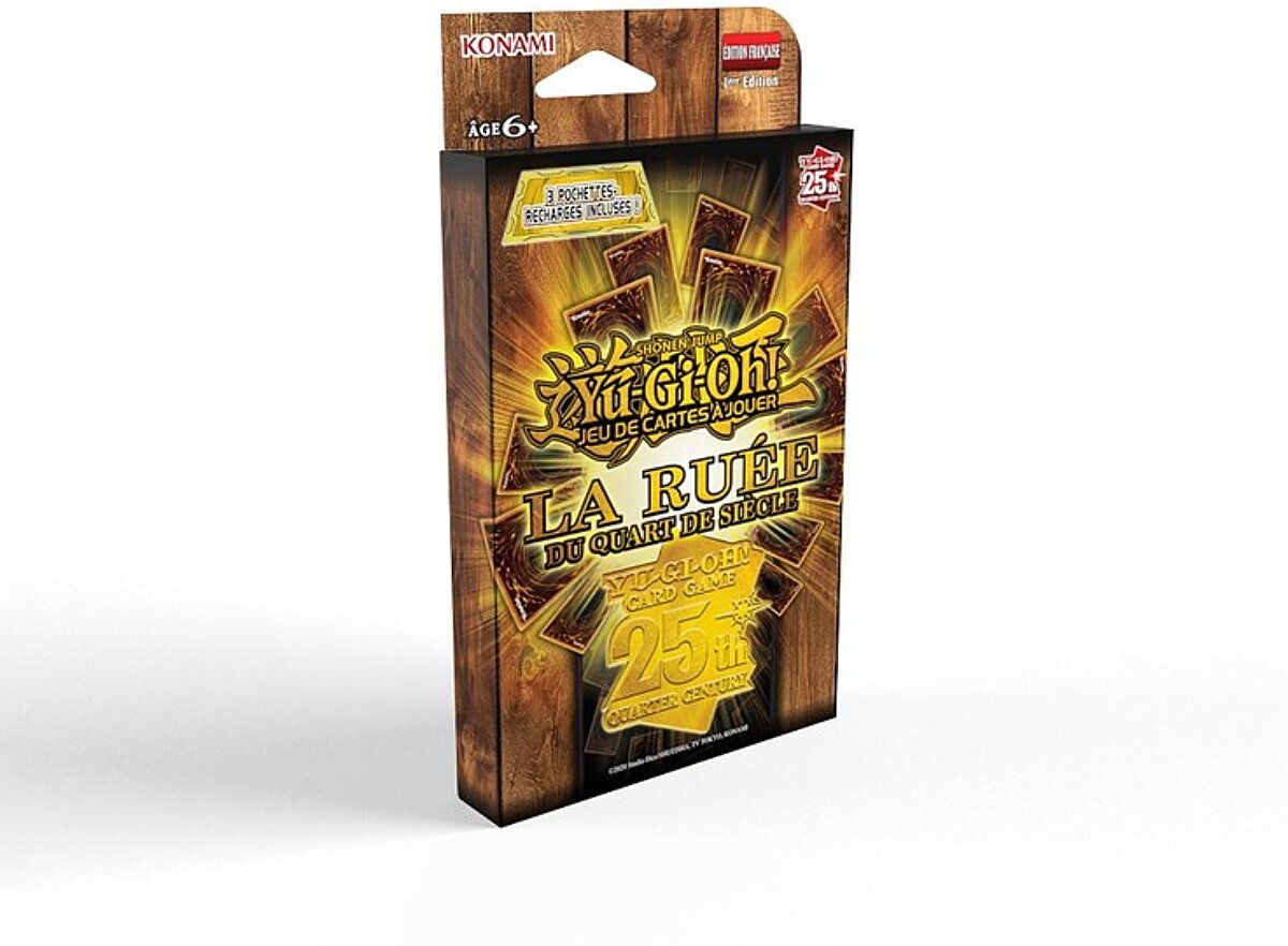 YU-GI-OH! JCC - RA04 TRIPACK LA RUEE DU QUART DE SIECLE FR