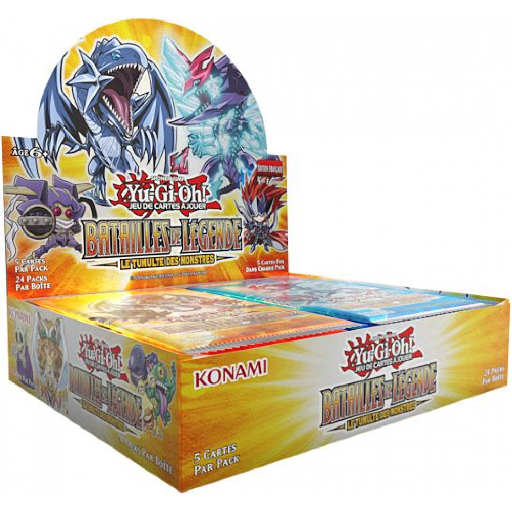 YU-GI-OH! JCC BLMM - DISPLAY DE 24 BOOSTERS - BATAILLES DE L&Eacute;GENDE : LE TUMULTE DES MONSTRES