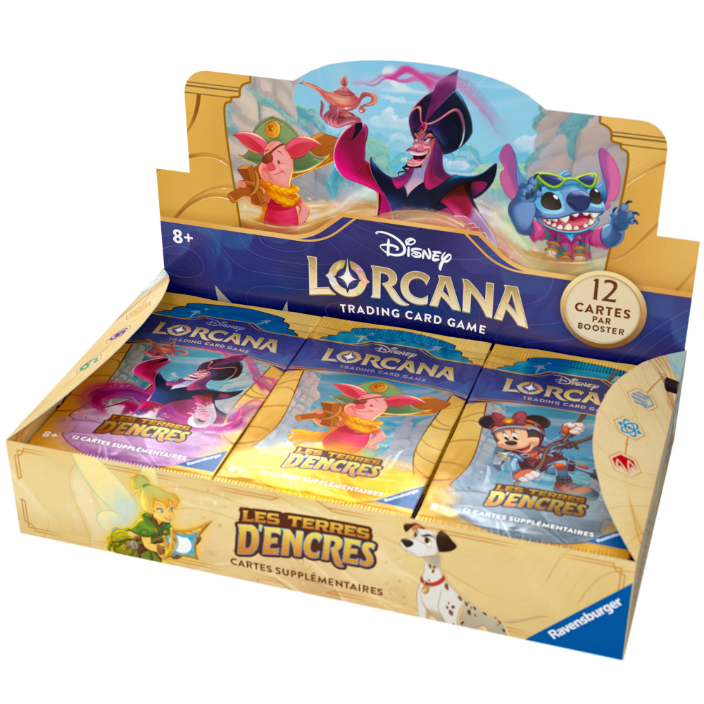 DISNEY TCG LORCANA SET3 - DISPLAY 24 BOOSTERS "LES TERRES D'ENCRES" (FR)