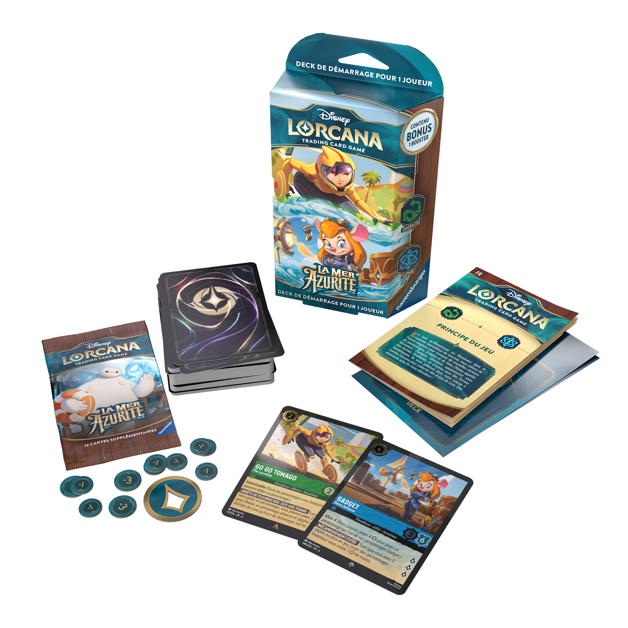 DISNEY TCG LORCANA SET6 - DECK SAPHIR EMERAUDE (FR)
