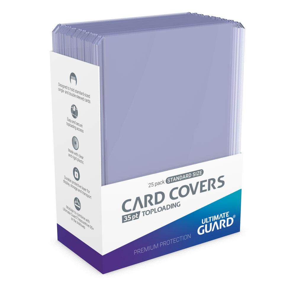 ULTIMATE GUARD - 25 TOPLOADERS 35 PT - CARD COVERS TOPLOADING CLEAR