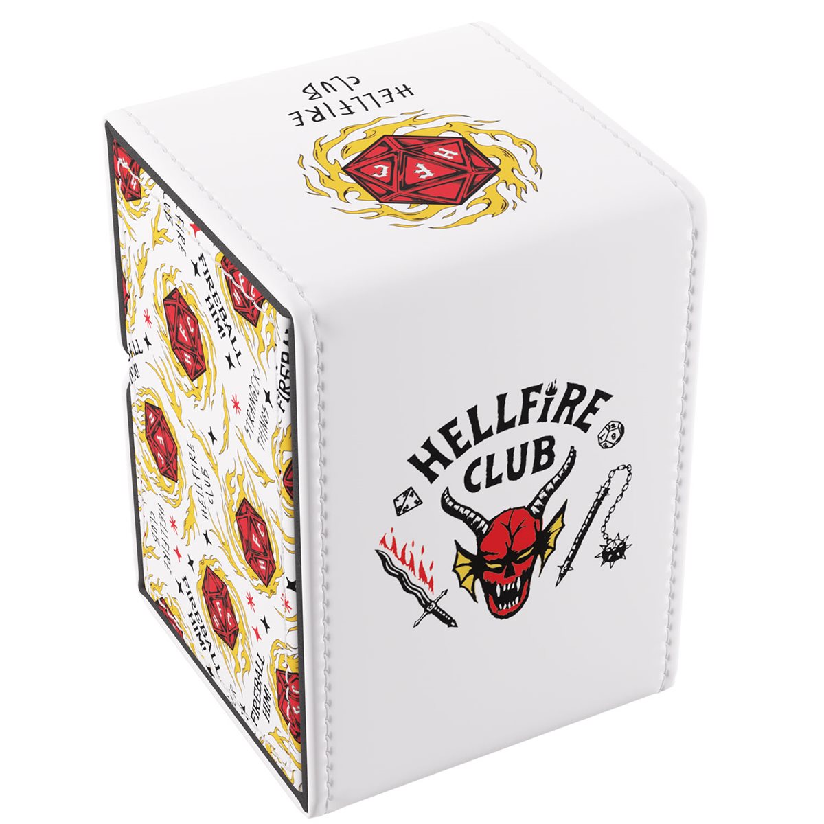 GG: STRANGER THINGS HELLFIRE CLUB PREM. DICE TOWER (DECK BOX POUR DES)