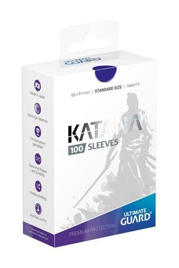 ULTIMATE GUARD 100 PROTEGE-CARTES STANDARD KATANA BLEU