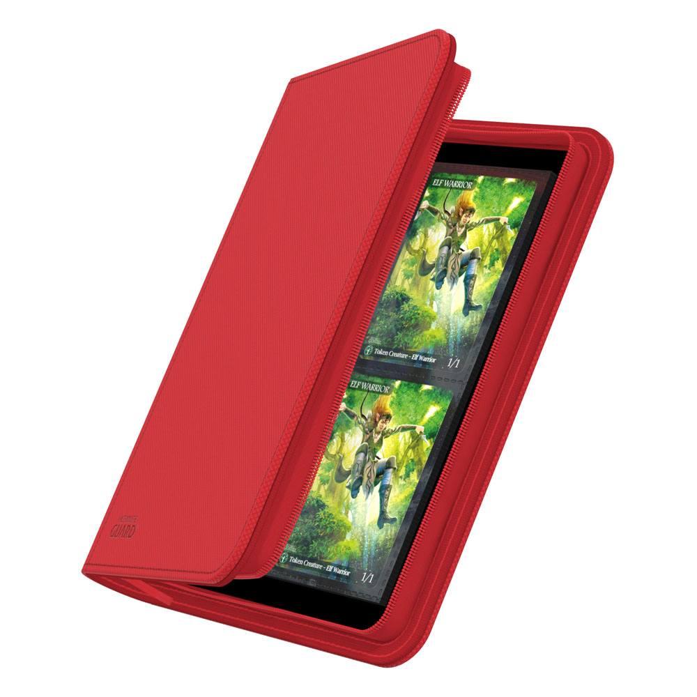 ULTIMATE GUARD - PORTFOLIO A5 8-POCKET ZIPFOLIO XENOSKIN 160 - ROUGE