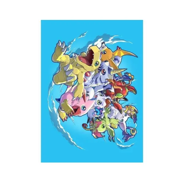 DIGIMON CG - SLEEVE X60 FRIENDS OF ADVENTURE (STANDARD SIZE)