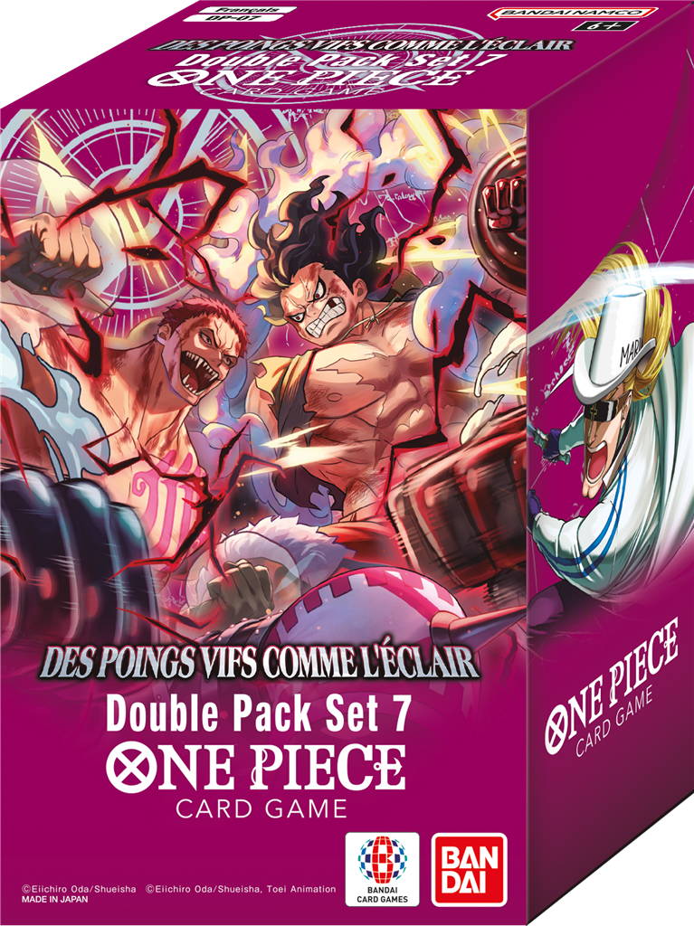 ONE PIECE CG DP07 - DOUBLE PACK OP11 DES POINGS VIFS COMME L'ECLAIR FR