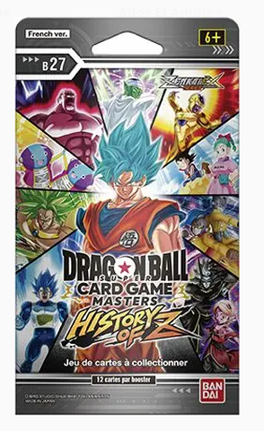 DRAGON BALL JCC BT27 - BOOSTER - HISTORY OF Z - FR