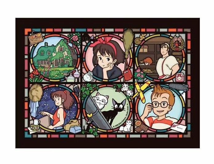 GHIBLI - PUZZLE VITRAIL 208 PIECES - KIKI LA PETITE SORCIERE