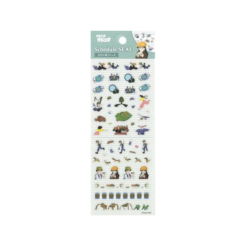 GHIBLI - MINI STICKERS AGENDA COLLECTION 1 - LE CHATEAU DANS LE CIEL