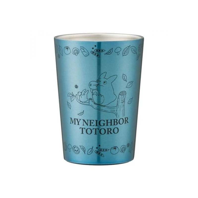 GHIBLI - TUMBLER CAFE 400ML TOTORO BLEU OCARINA - MON VOISIN TOTORO
