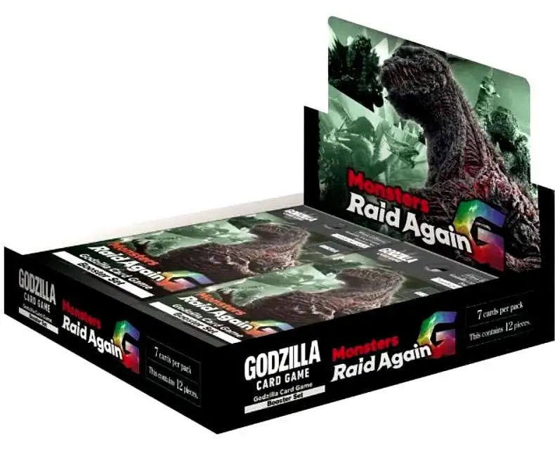 GODZILLA CARD GAME BP02 [EN] - DISPLAY DE 12 BOOSTERS - G MONSTERS RAID AGAIN