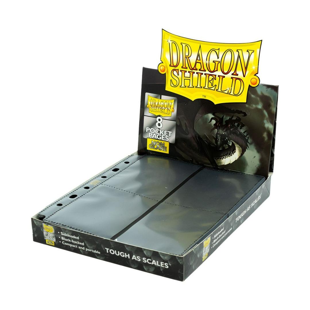 DRAGON SHIELD - 50 FEUILLES DE CLASSEURS 8 CASES - NON-GLARE