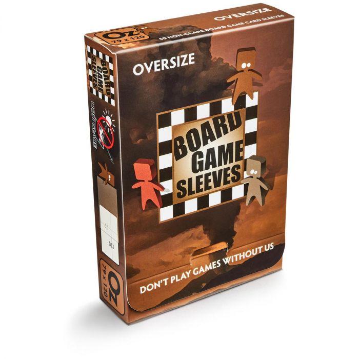 BGS - 50 PROTEGE-CARTES TRANSPARENTES ANTI-REFLETS - OVERSIZE JEUX DE PLATEAU 79 X 120