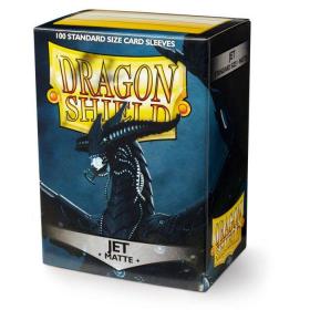 DRAGON SHIELD - 100 PROTEGE-CARTES STANDARD MAT - JET