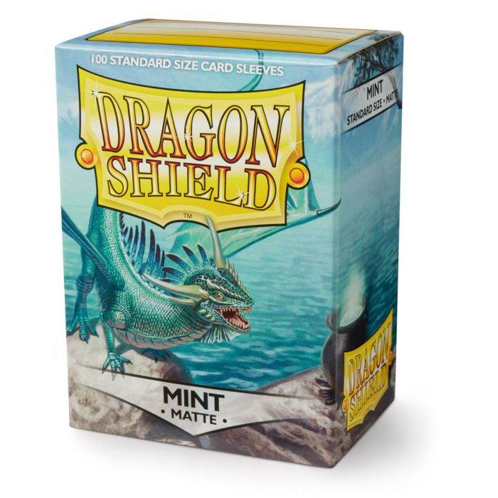 DRAGON SHIELD - 100 PROTEGE-CARTES STANDARD MAT - MINT