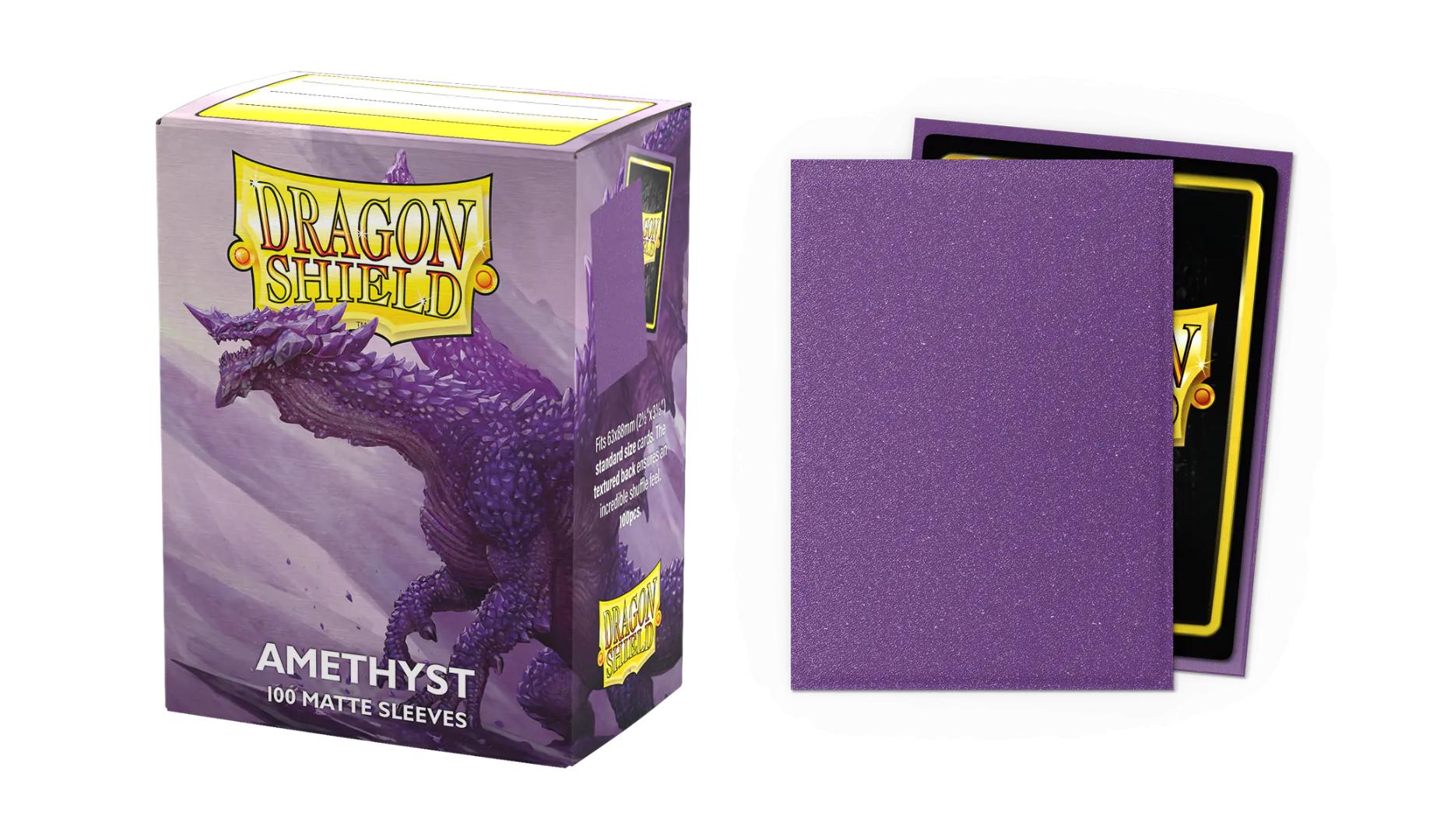 DRAGON SHIELD - 100 PROTEGE CARTES MATTE : AMETHYST