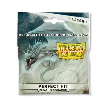 DRAGON SHIELD - 100 PROTEGE-CARTES PERFECT FIT - STANDARD SIDELOADING TRANSPARENT